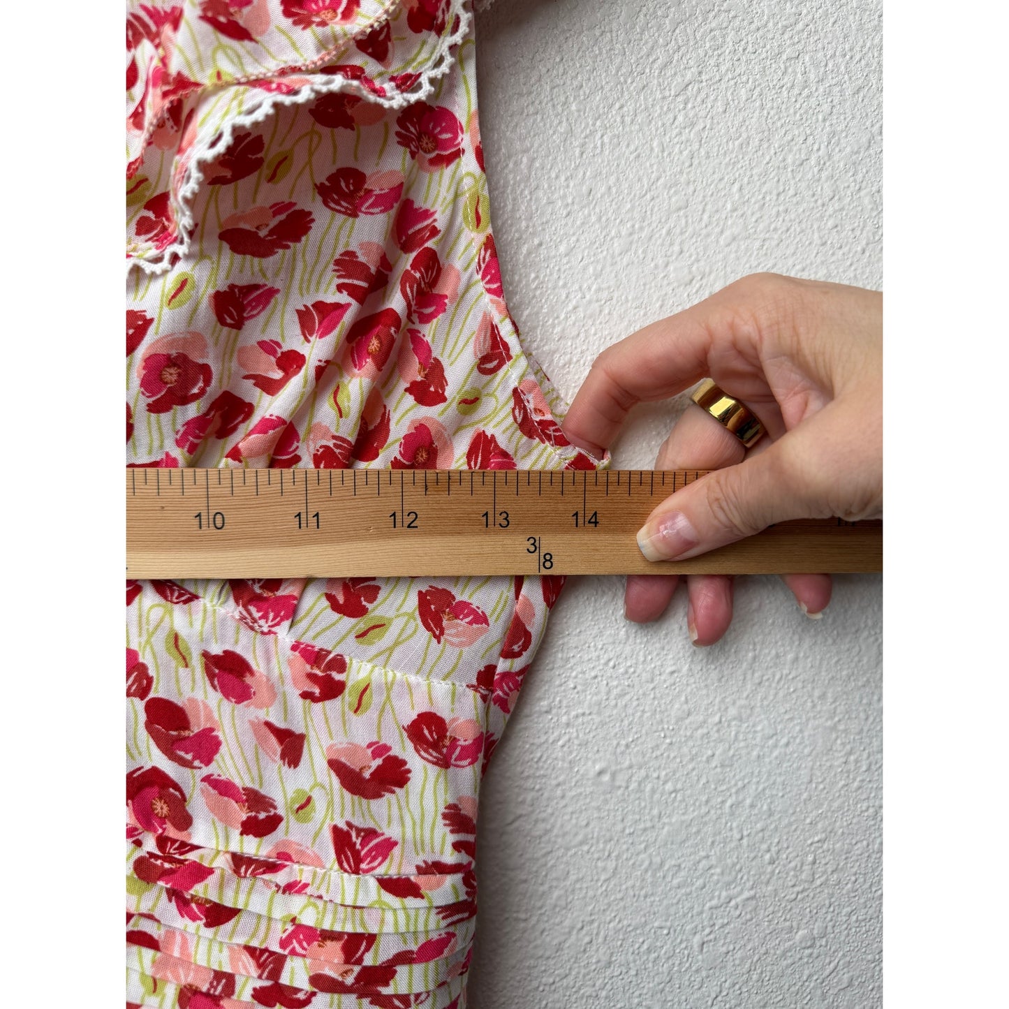 NWT Poupette St Barth Bruna Red Floral Mini Dress US XS