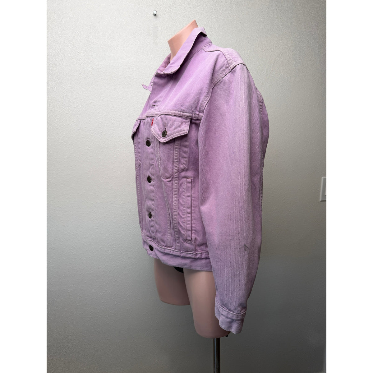 Levi's Lavender Denim Trucker Jacket Women S