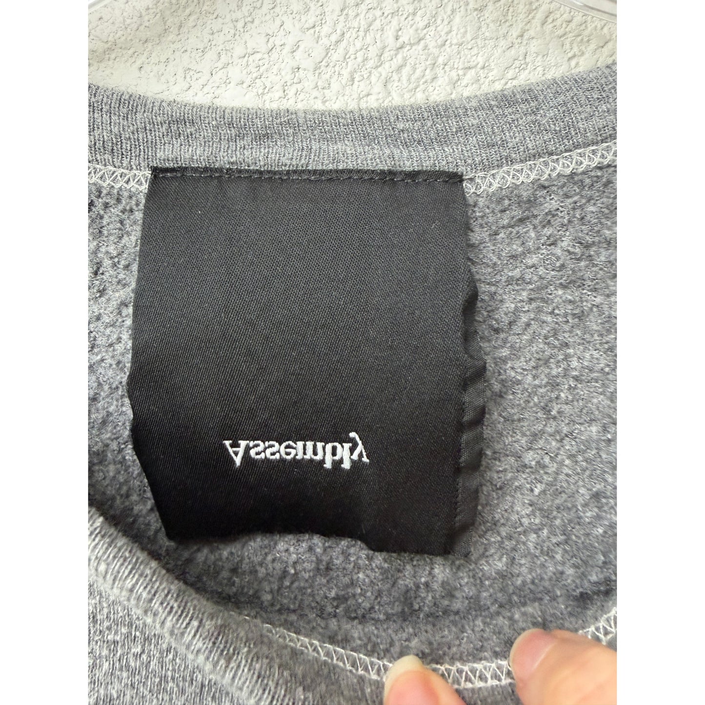 Assembly New York Gray Logo Sweatshirt Womens M