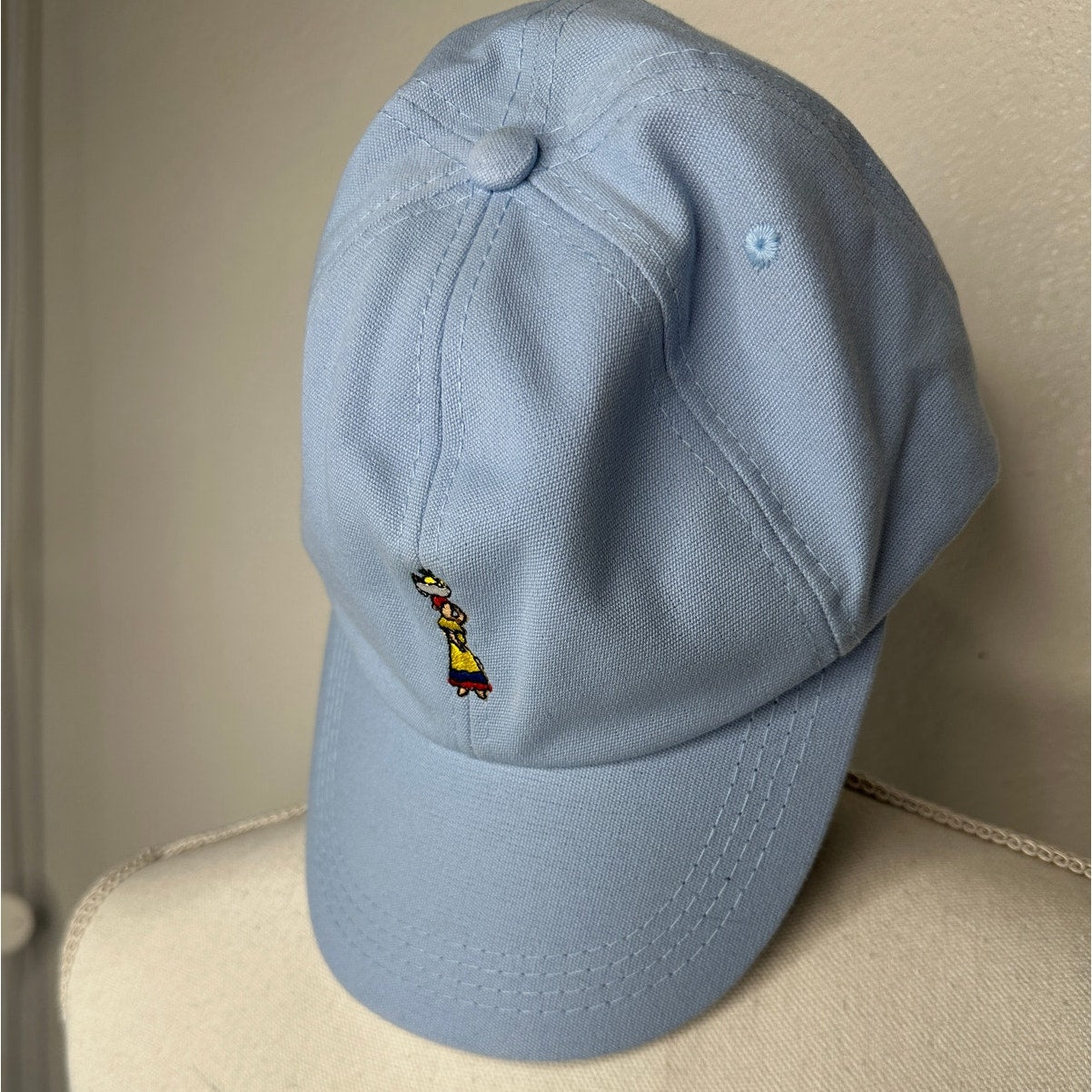 Kowu Light Blue Colombian Embroidered Adjustable Baseball Cap
