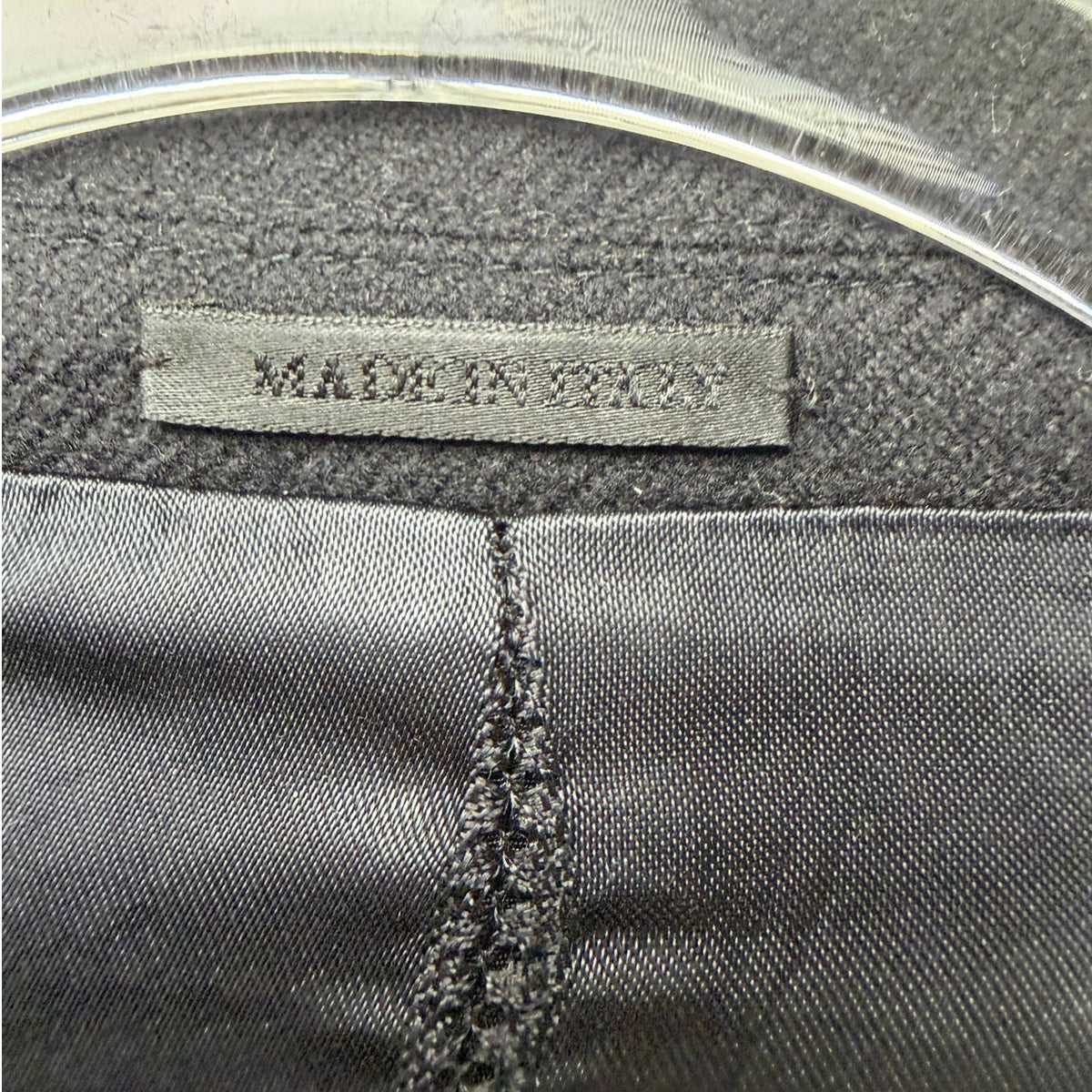 Alexander McQueen Black Cashmere Silk Double Breasted Frock Coat Men's US 36