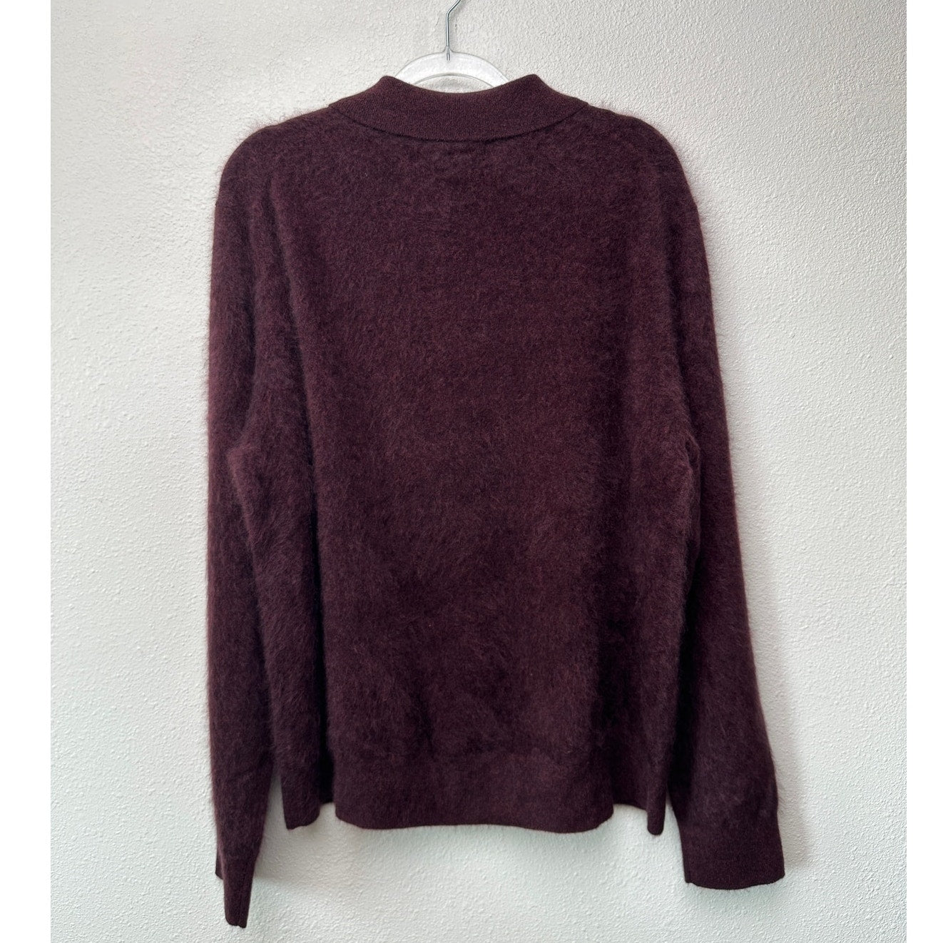 Banana Republic Cashmere Cardigan Womens L Burgundy