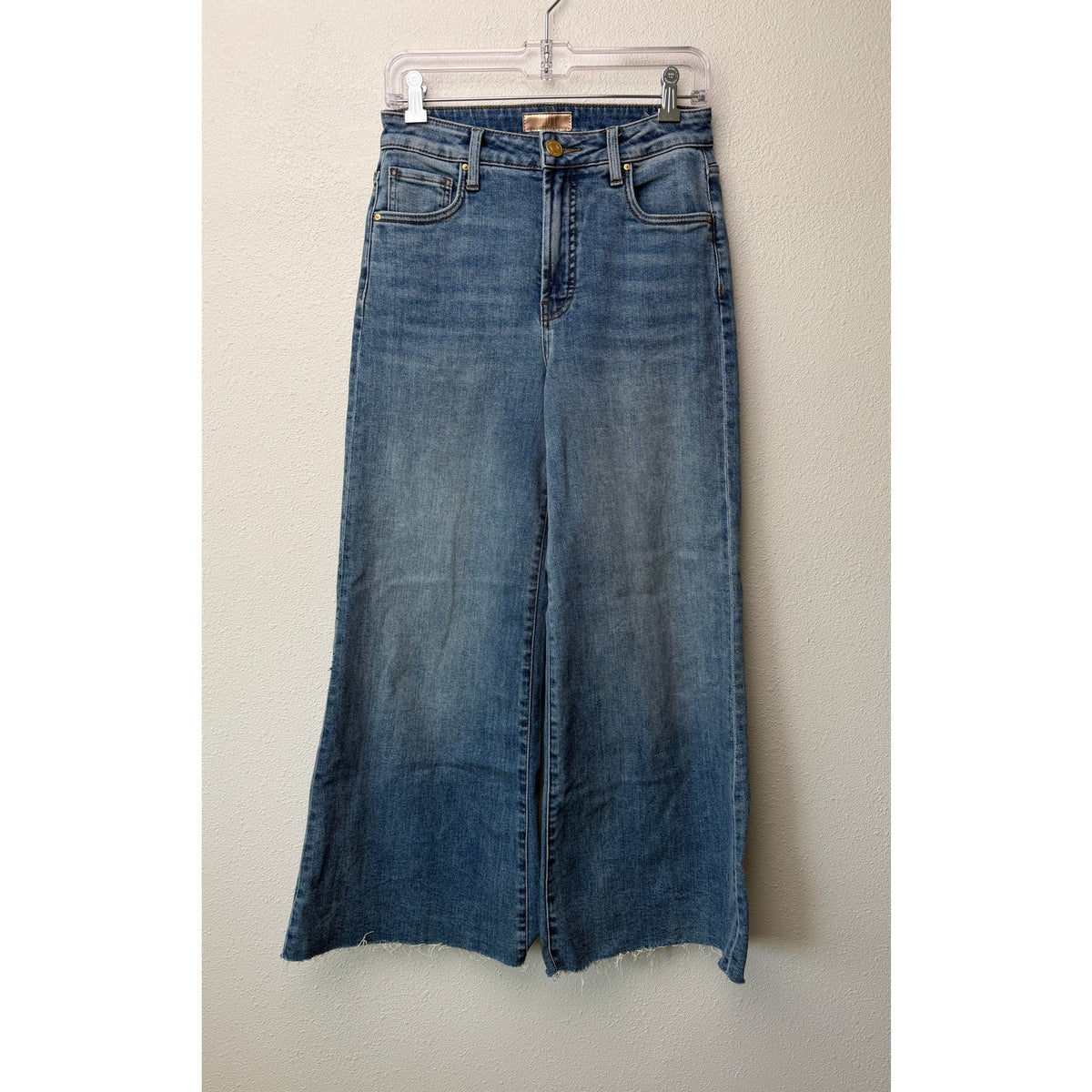 KUT Ryan Fab Ab Wide Leg Jeans Women 00 Medium Wash
