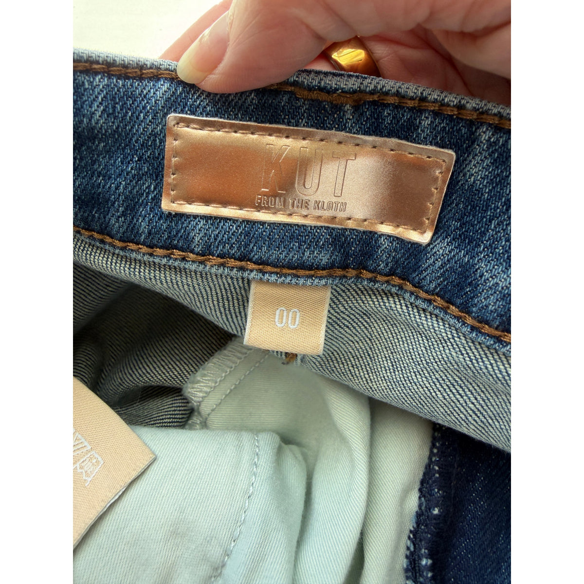 KUT Ryan Fab Ab Wide Leg Jeans Women 00 Medium Wash