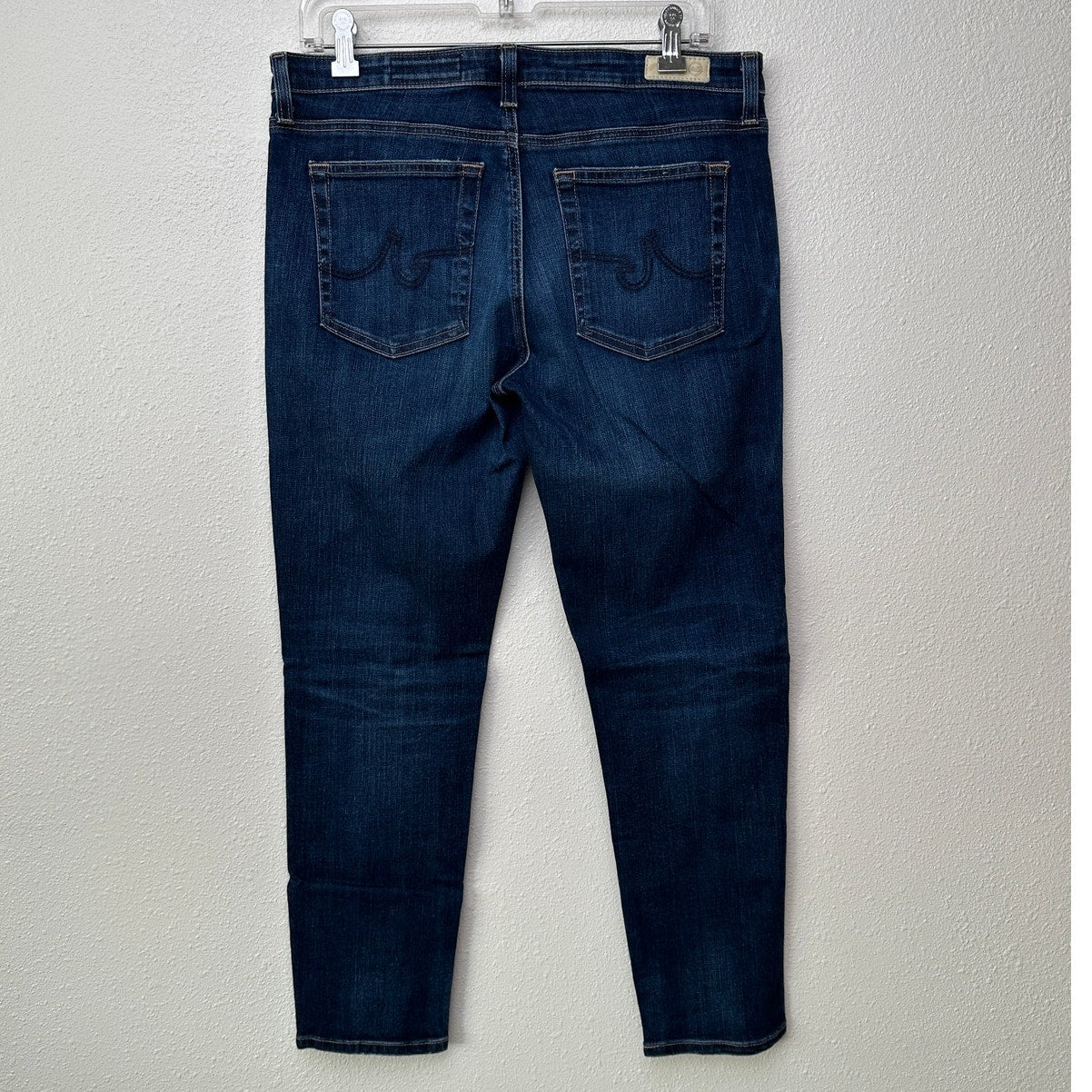 AG Jeans Prima Crop Cigarette Jeans Blue Women’s 31 Ankle Mid Rise