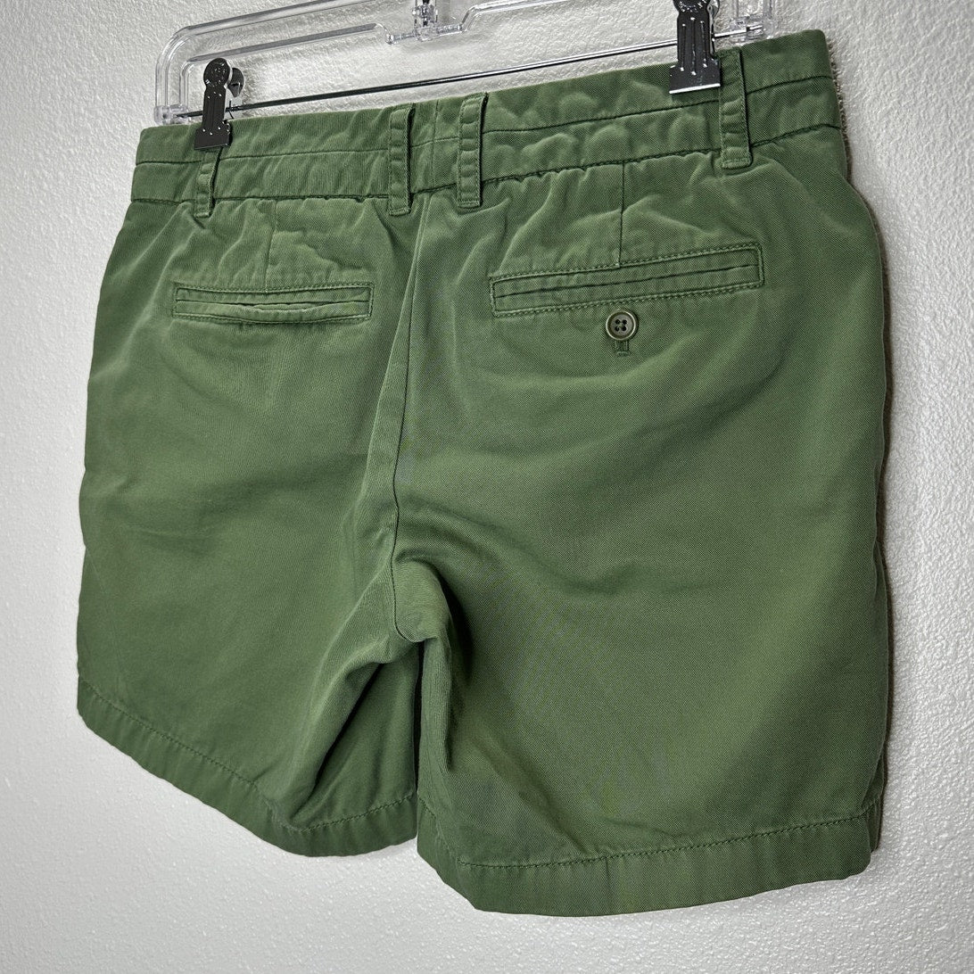 J. Crew Olive Green 7" Cotton Chino Shorts Slant Pockets 4