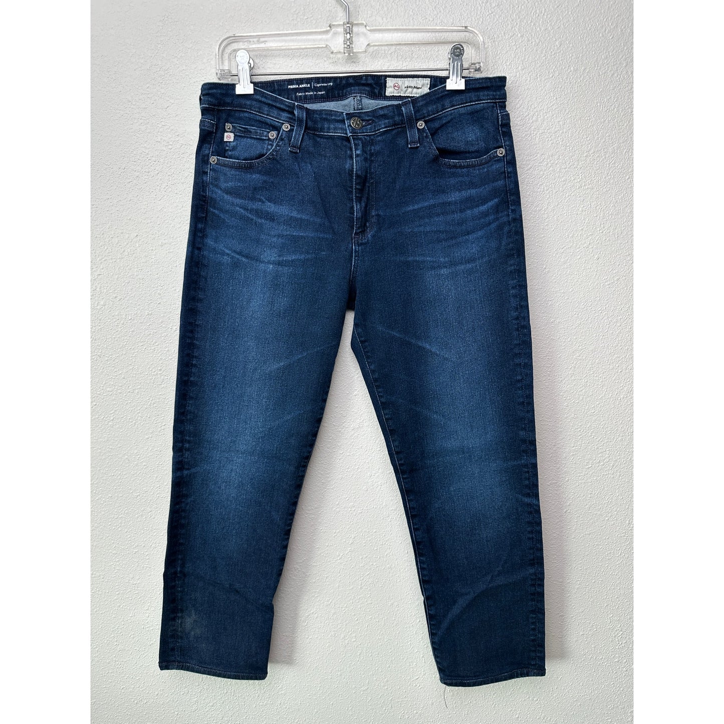 AG Jeans Prima Ankle Dark Wash Women’s US 31 Cigarette Leg