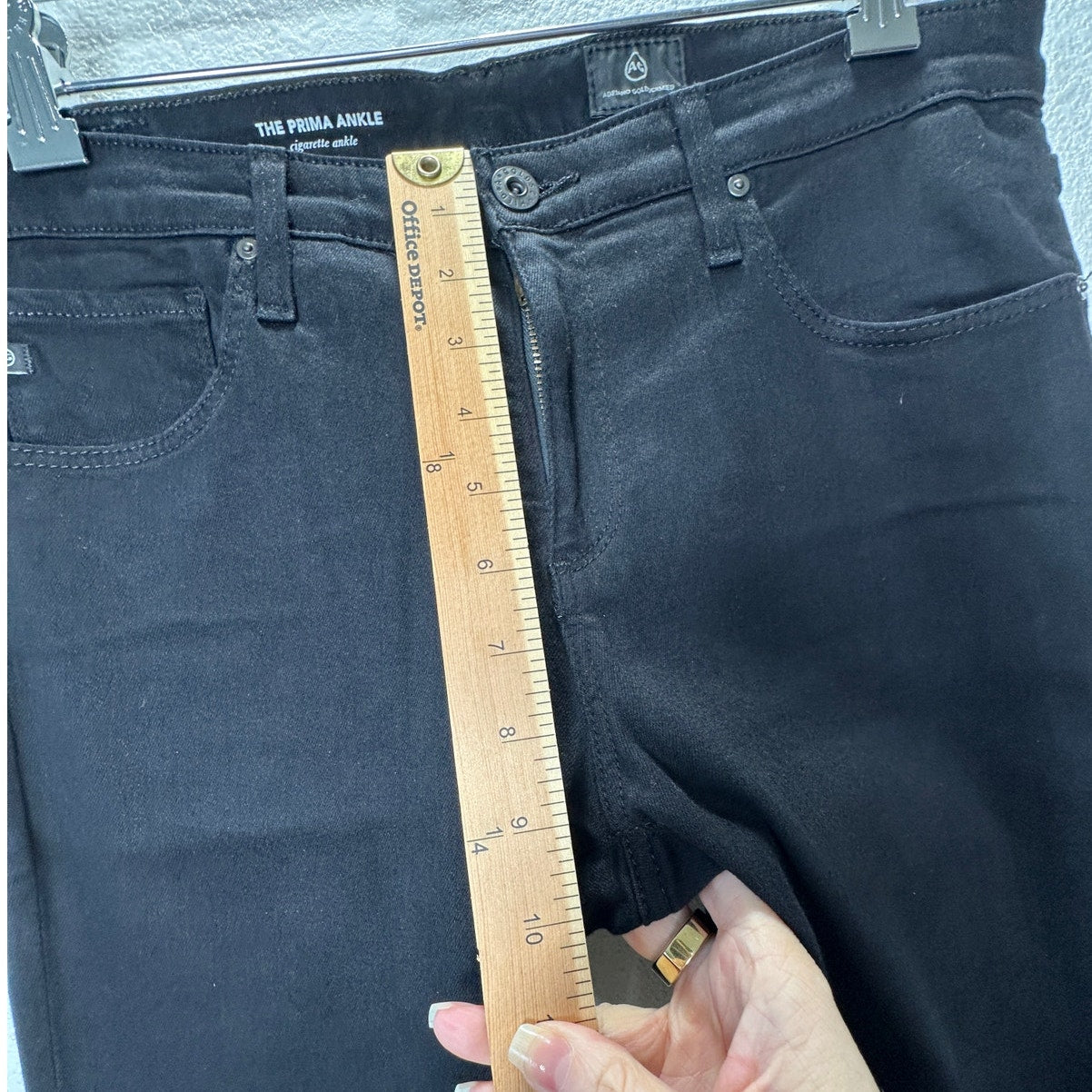 AG Black The Prima Ankle Cigarette Ankle Skinny Jean 30
