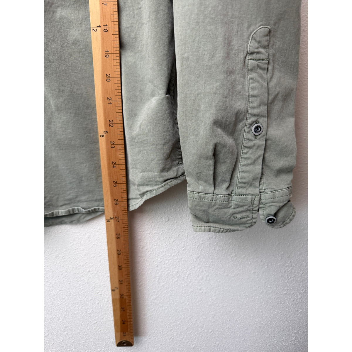Lucky Brand Sage Green Utility Shirt Men L