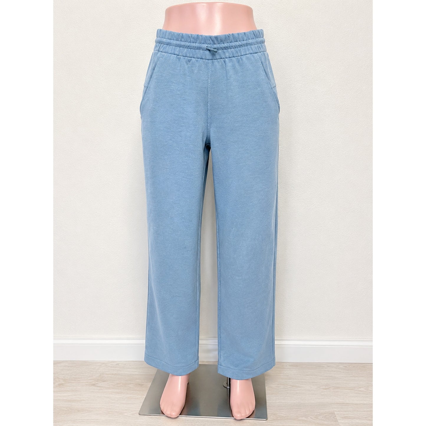 Lululemon Softstreme Pale Blue High Rise Drawstring Lounge Pant Size 2 Oversize