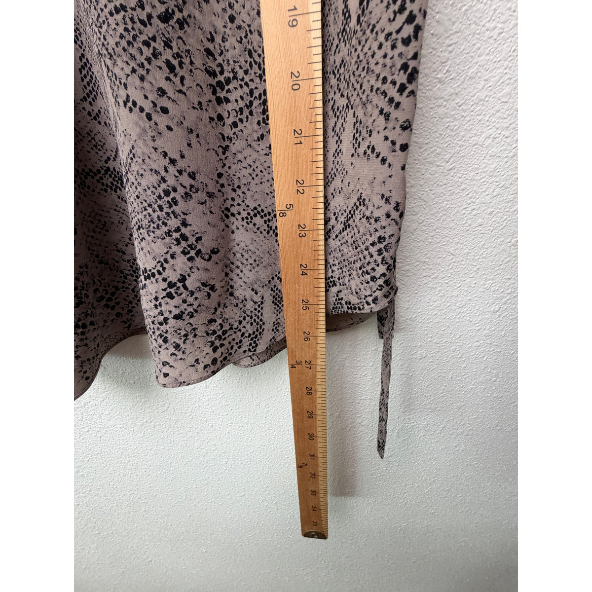 Rebecca Taylor Taupe Snake Print Silk Cami Women US 4