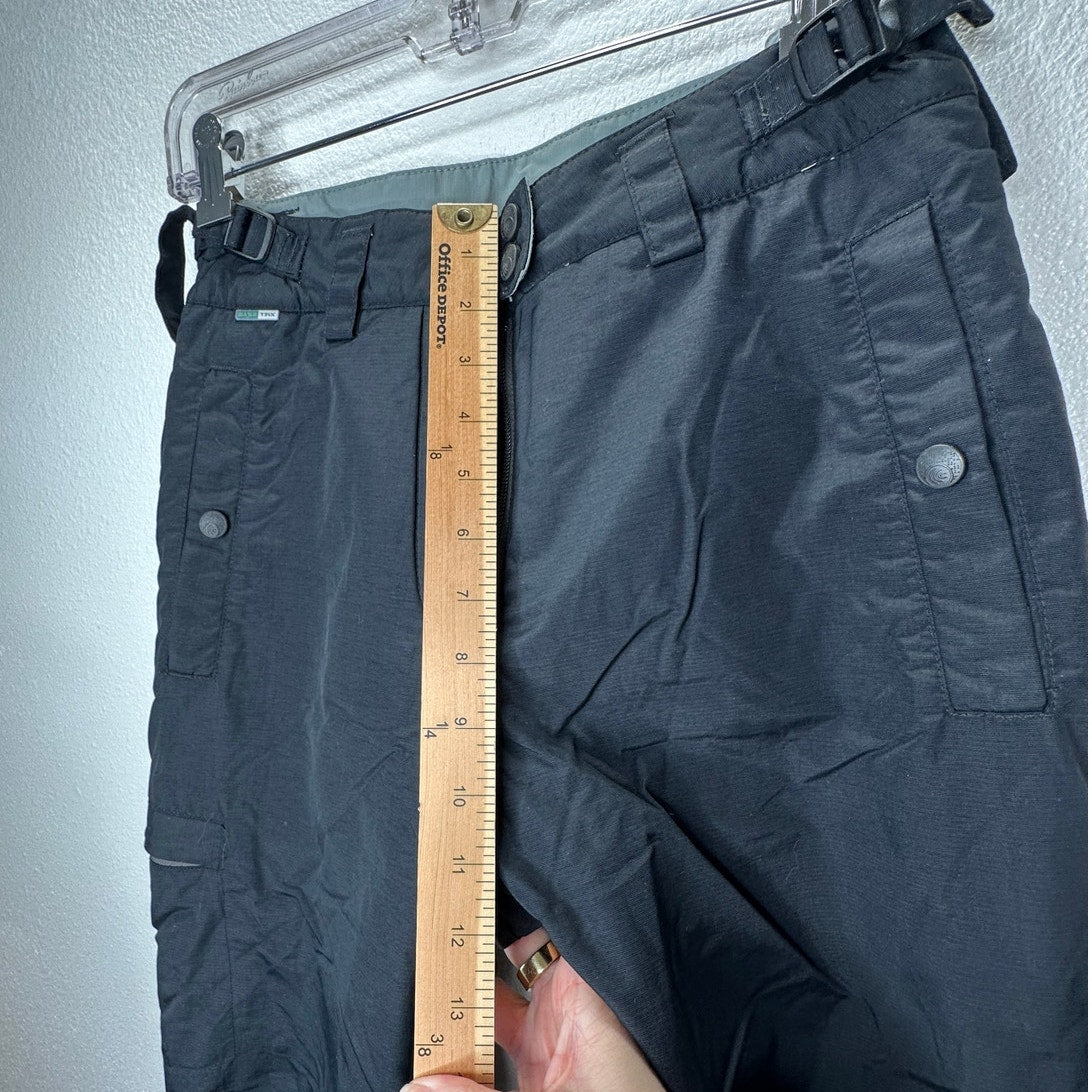 Columbia Black Women's Convert Snow Pants XS Insulated Waterproof Ski Winter