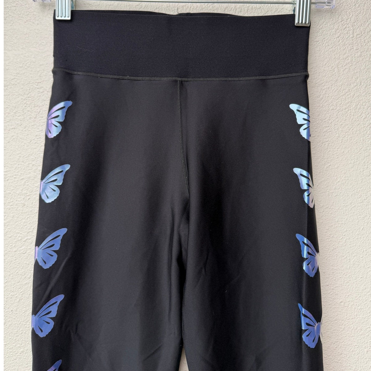 Ultracor Mariposa Butterfly Print High Rise Leggings Black Size M