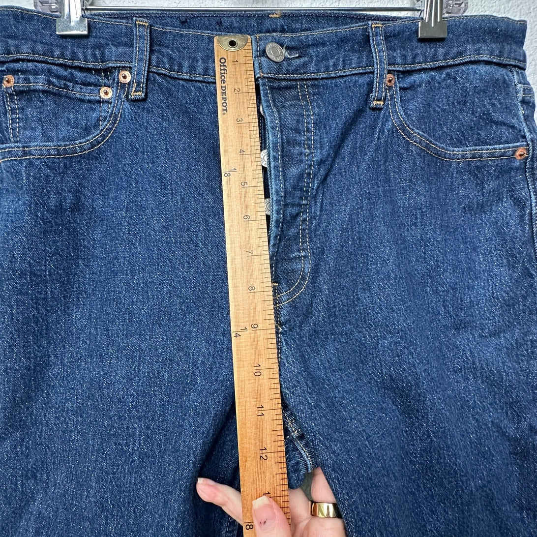 GAP Cheeky Straight High Rise Jeans Blue Women’s 32/14R Button Fly