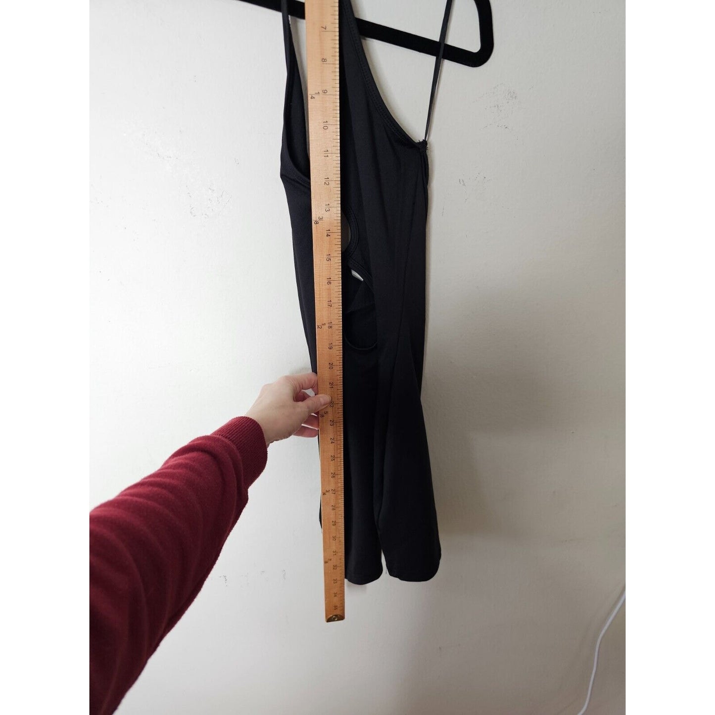 Dyln Black Aida Bodycon Deep V Halter Top Key Hole Front Cutouts Mini Dress XS