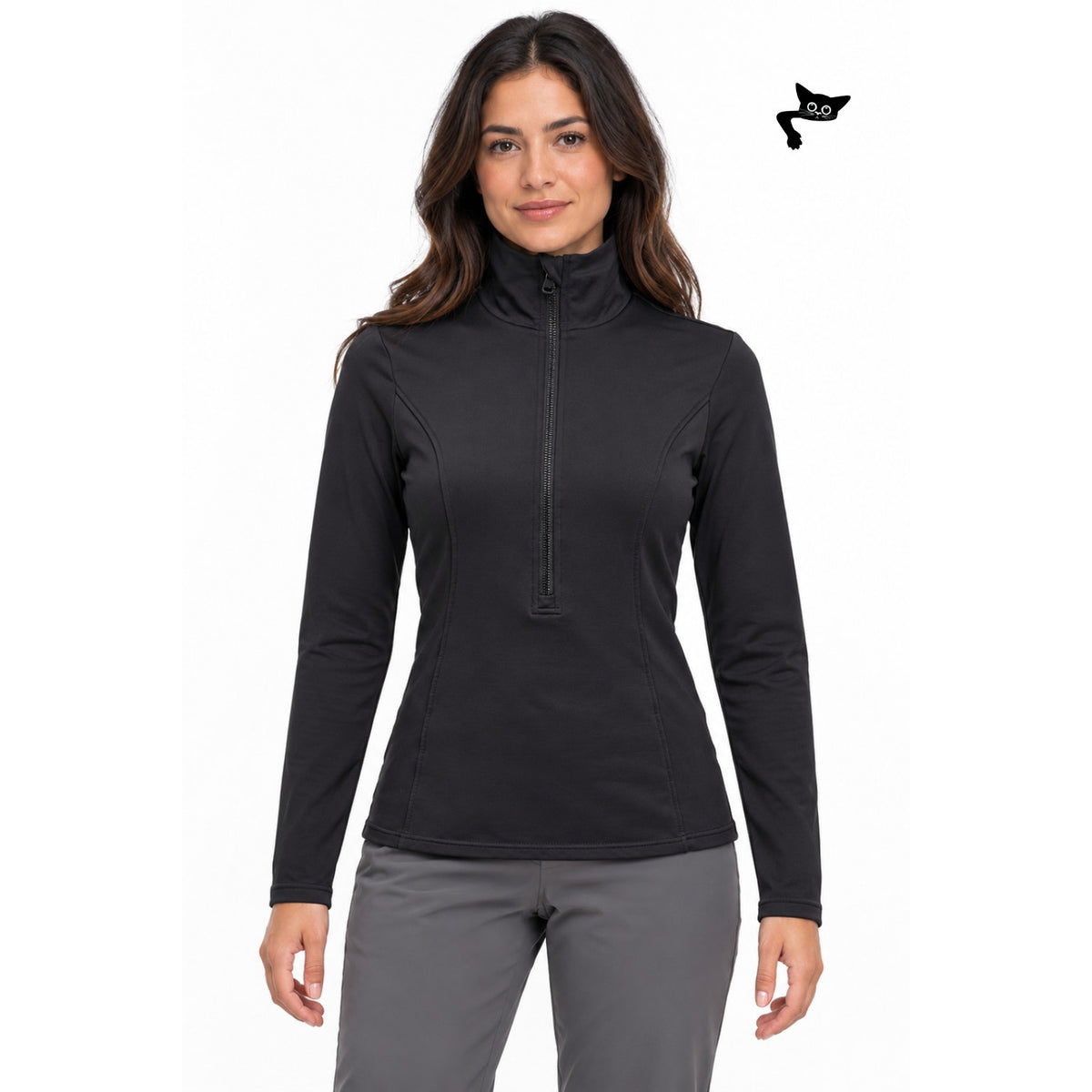 Goldbergh Serena Black Half Zip Ski Top Women S