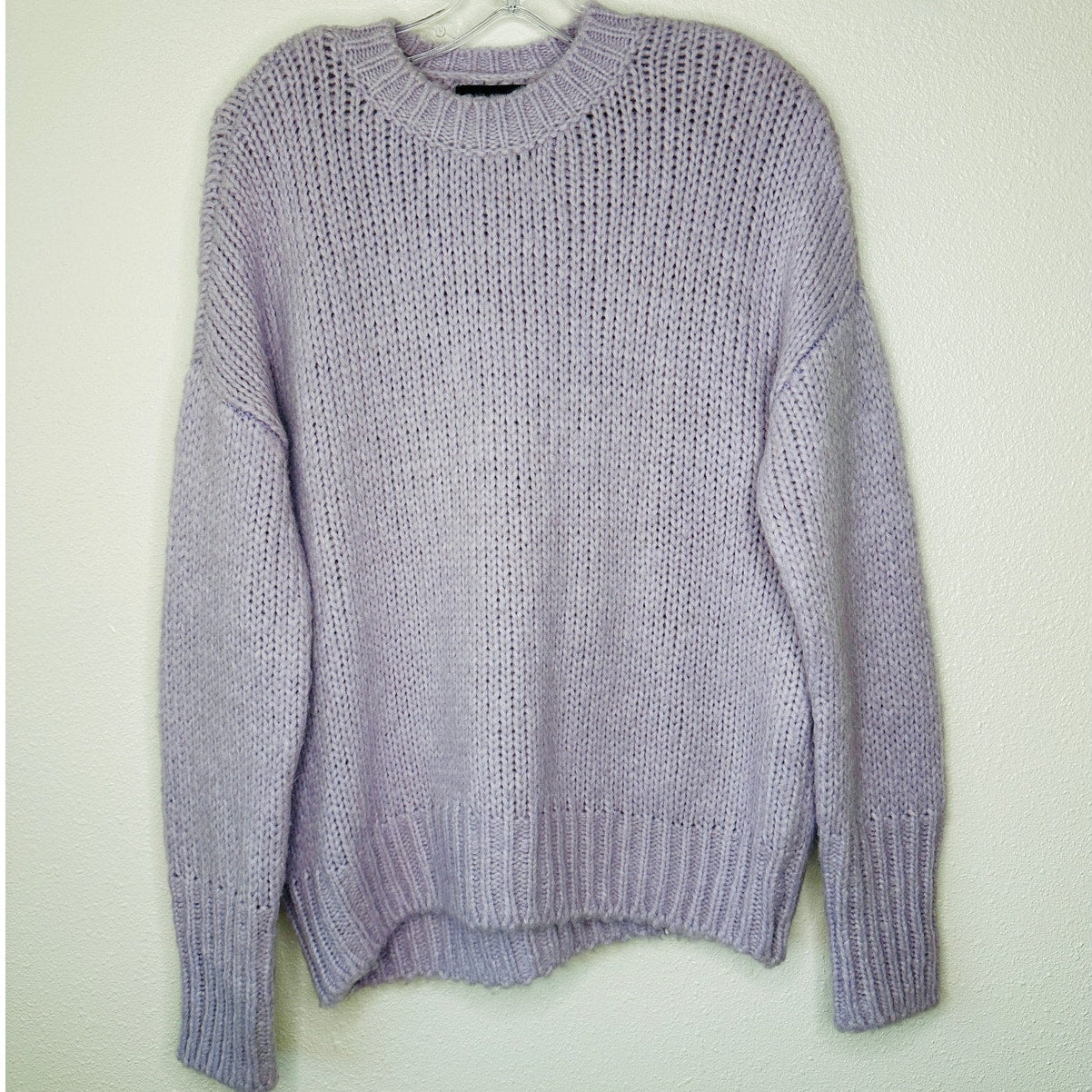 Sanctuary Purple Telluride Pullover Chunky Knit Long Sleeve Sweater S