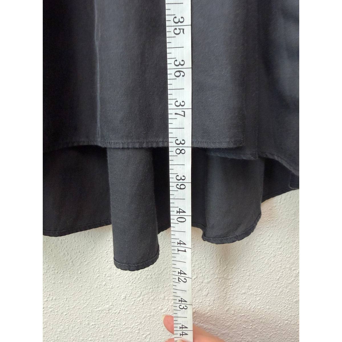 L'AGENCE Black Racerback Ruffle Hem Dress Women 4