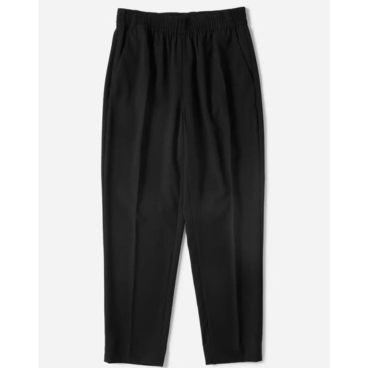 Everlane Black Italian GoWeave Easy Pull On 100% Lt Weight Wool Pockets Pant 0