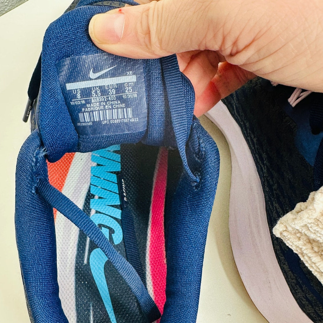 Nike W Air Zoom Pegasus 35 PRM Blue Mesh Running Shoe Sneakers 8