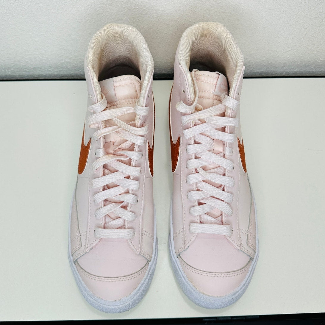 Nike Blazer Mid '77 ESS Soft Pink Metallic Copper Sneaker 8.5
