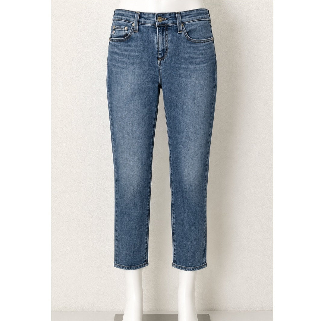 AG Adriano Goldschmied Prima Crop Cigarette Jeans Blue Women US 28