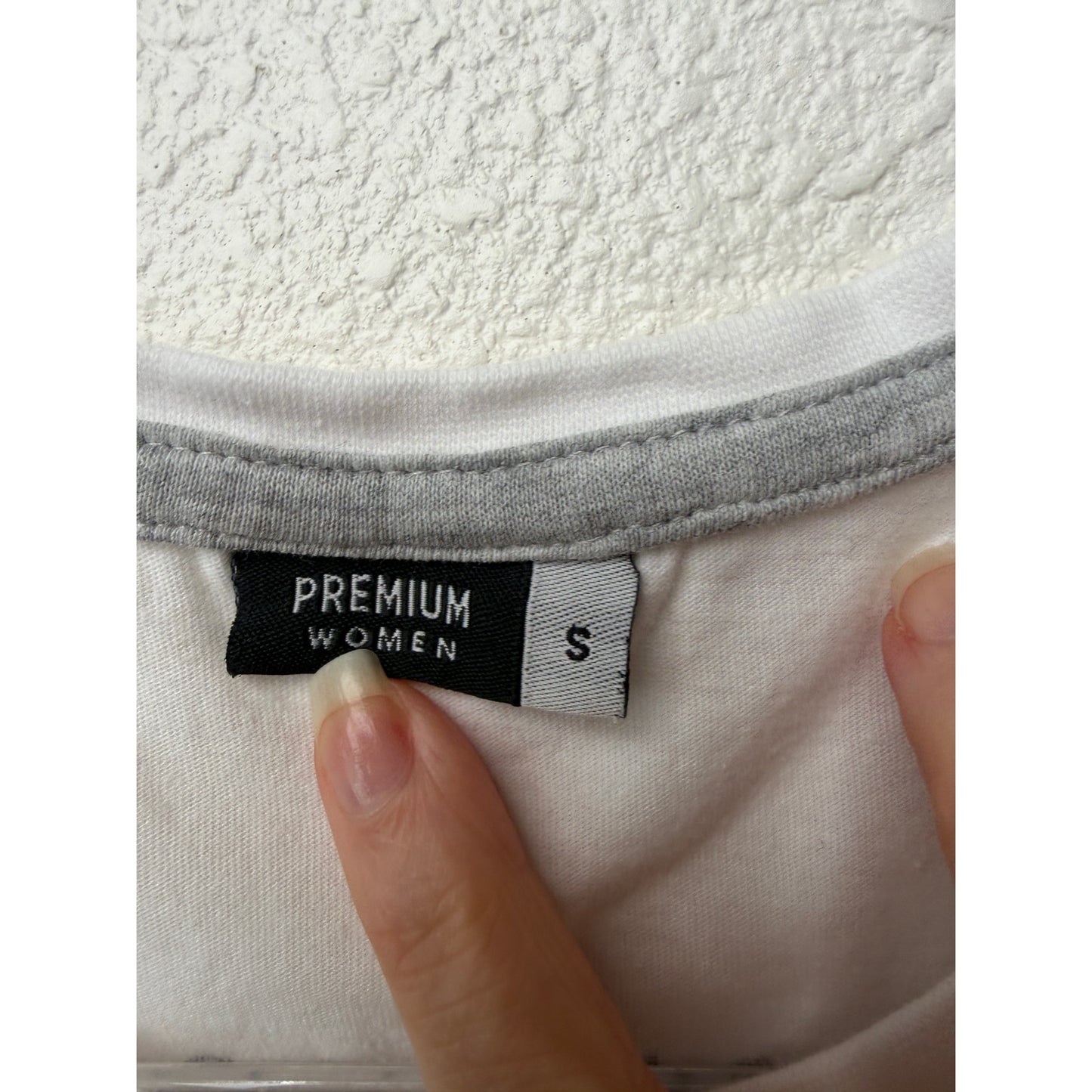 Premium Women White Bee Graphic Tee Women's S