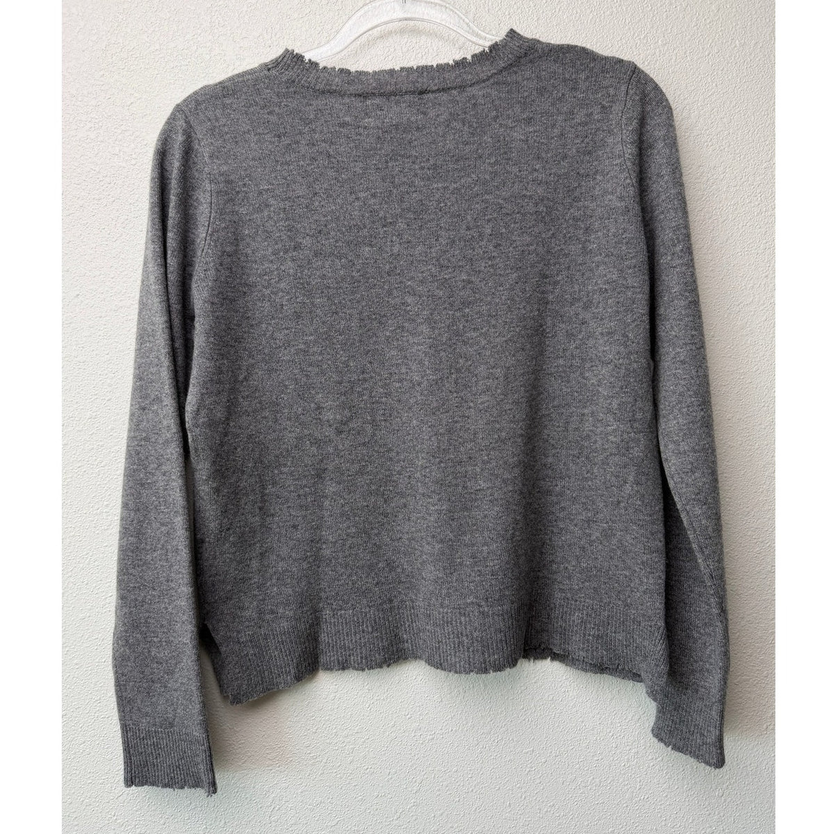 Artelier Nicole Miller Cashmere Eye Sweater Women P Gray