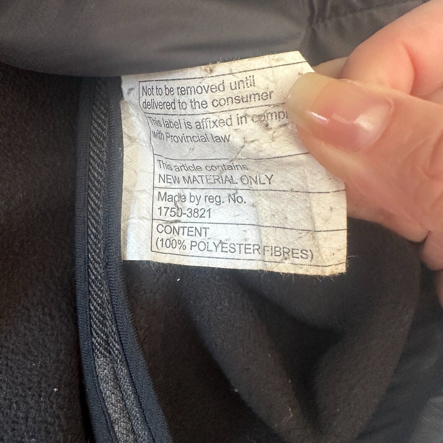 Lululemon Sweet Life Soot Black & Gray Stripe Biker Jacket Water Repel 4