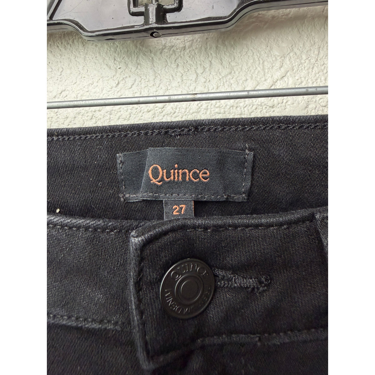 Quince Bella Black Wide Leg Jeans Women's 27 x 32