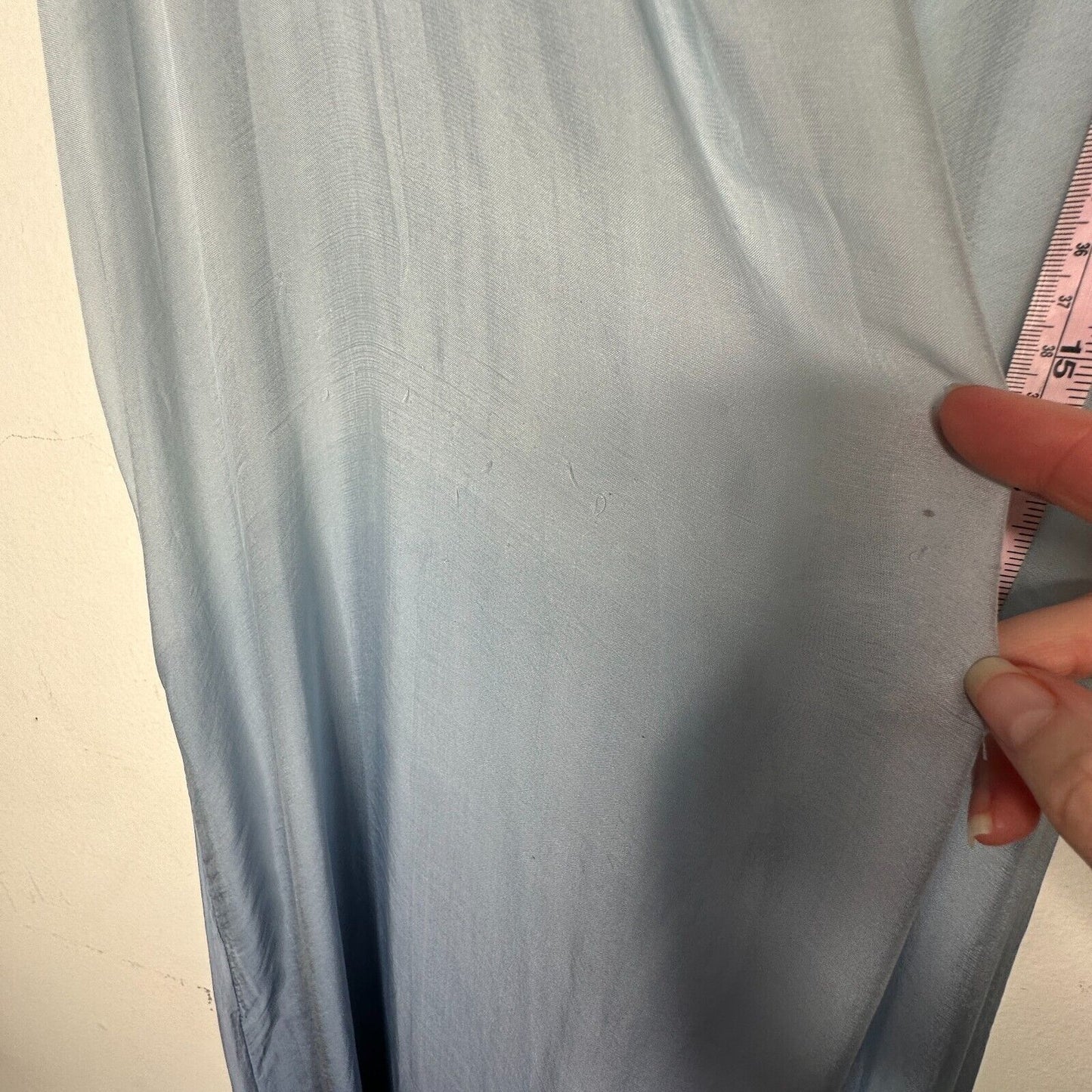 Kate by Laltramoda Light Blue Ombre Tank Sleeveless Lined Midi Maxi Dress S / M