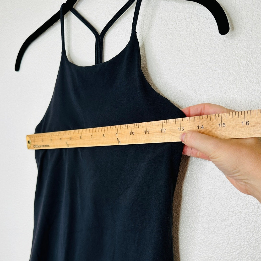 Lululemon Black High Neck Racer Back Long Line Tank Top 4