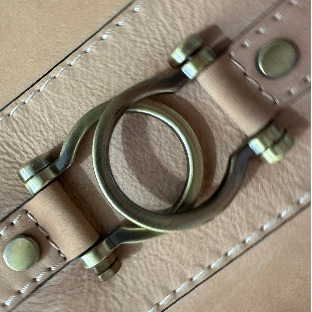 Pratesi Firenze Raggioli 455 Bruce Leather Wristlet Clutch