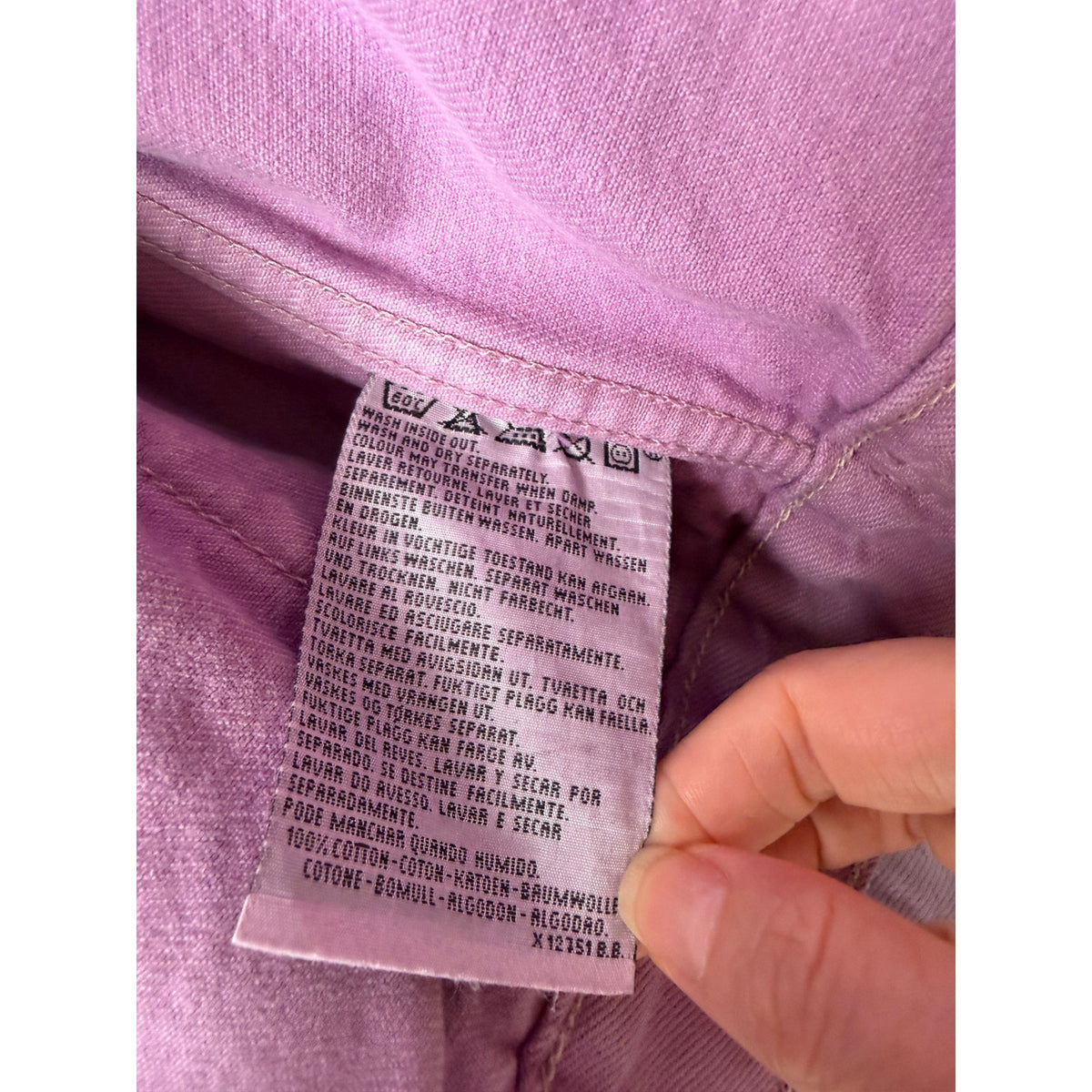 Levi's Lavender Denim Trucker Jacket Women S