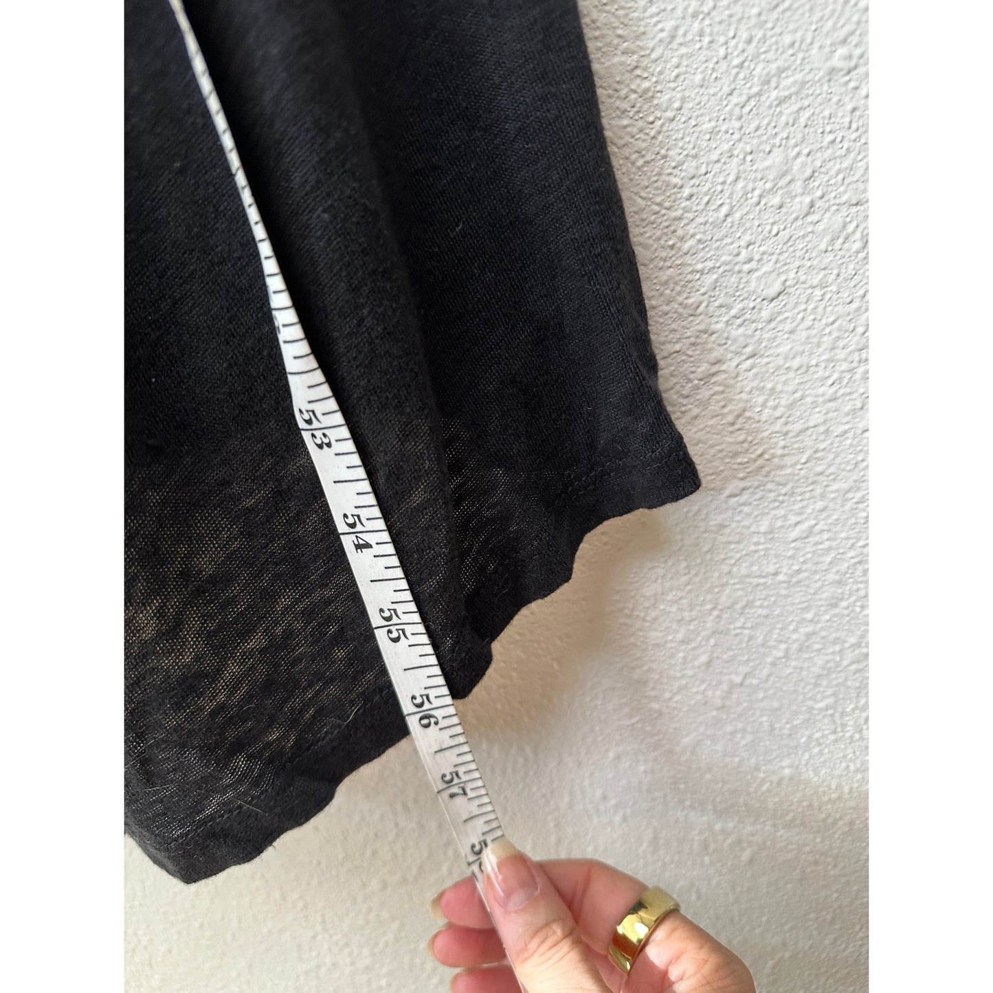 Bordeaux Black Strapless Linen Maxi Dress Ruched Bust Women’s S