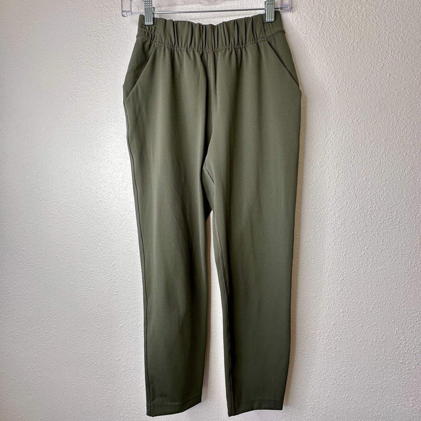 The Group by Babaton Olive Green The Weekender Stretch Waist Pocket Jogger Pant