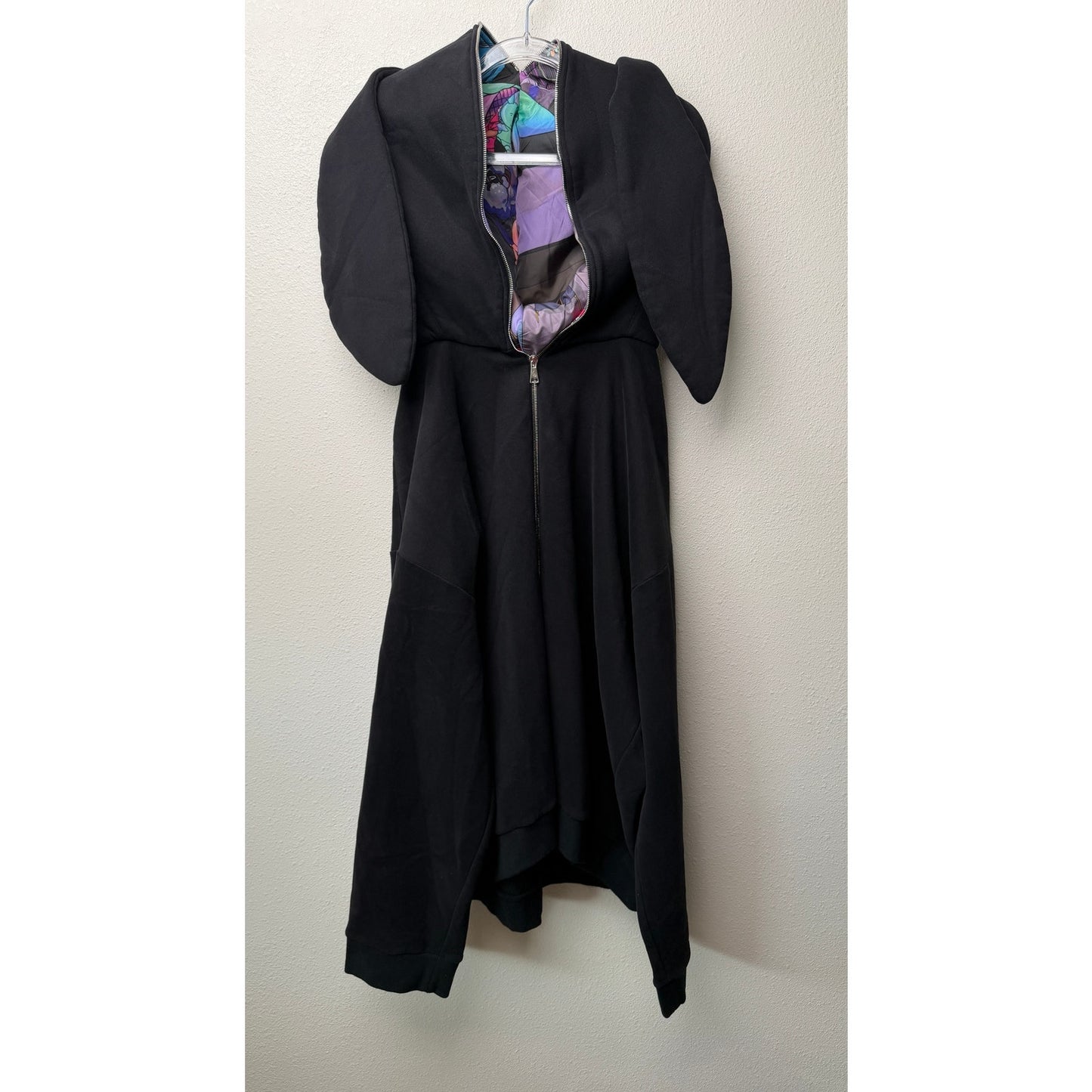 Natasha Zinko Unisex L Black Rabbit Ear Hoodie Oversized