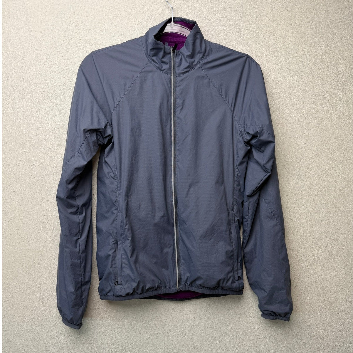 Icebreaker GT Cool-Lite Gray Merino Windbreaker Jacket Women XS