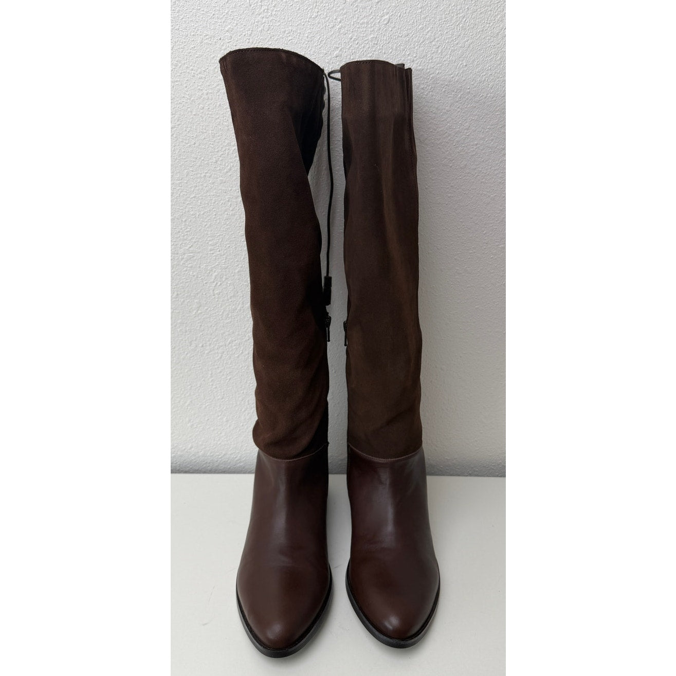 NIB French Sole Jessica Brown Suede Boots Womens 9.5