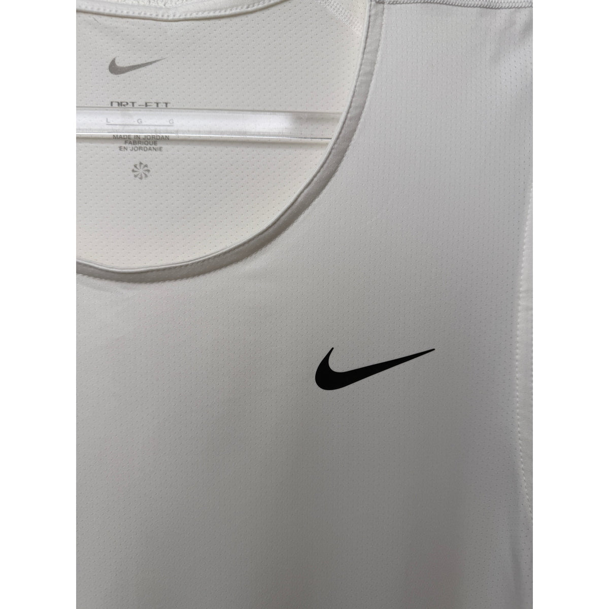 Nike Dri-FIT White Training Tank Men L