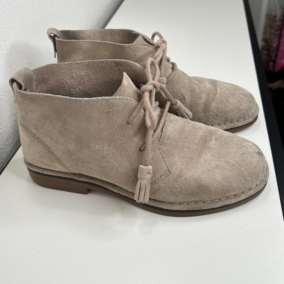 Hush Puppies Cyra Catelyn Beige Suede Chukka Boot 7