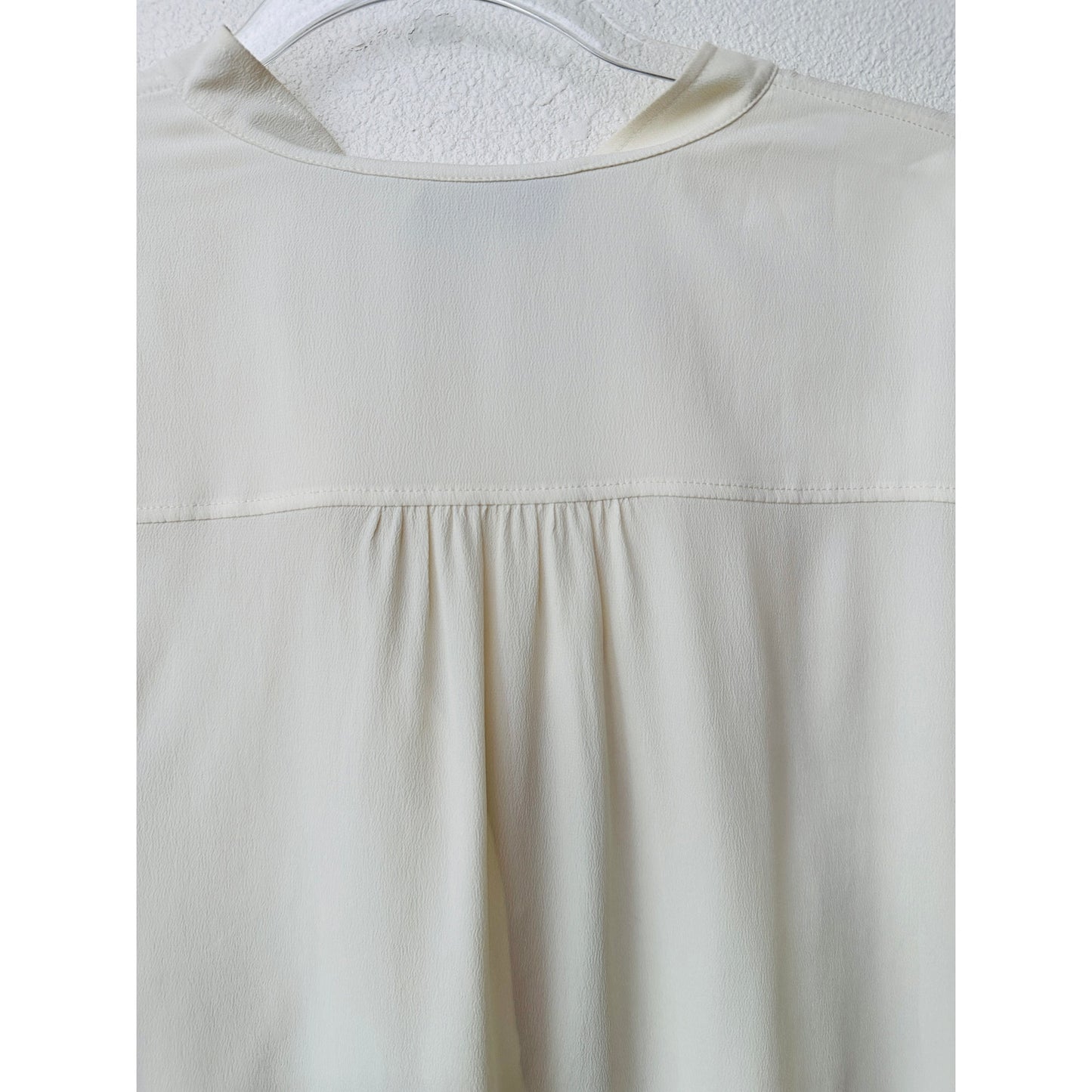 Stella McCartney Off-White Mandarin Collar Blouse Women's US 10 (EU 42)