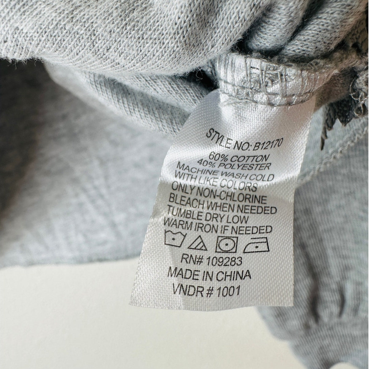 Vintage Havana Gray Crew Neck Utility Jersey Top & Cargo Sweat Pants M