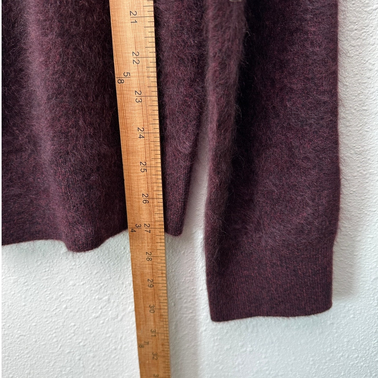 Banana Republic Cashmere Cardigan Womens L Burgundy