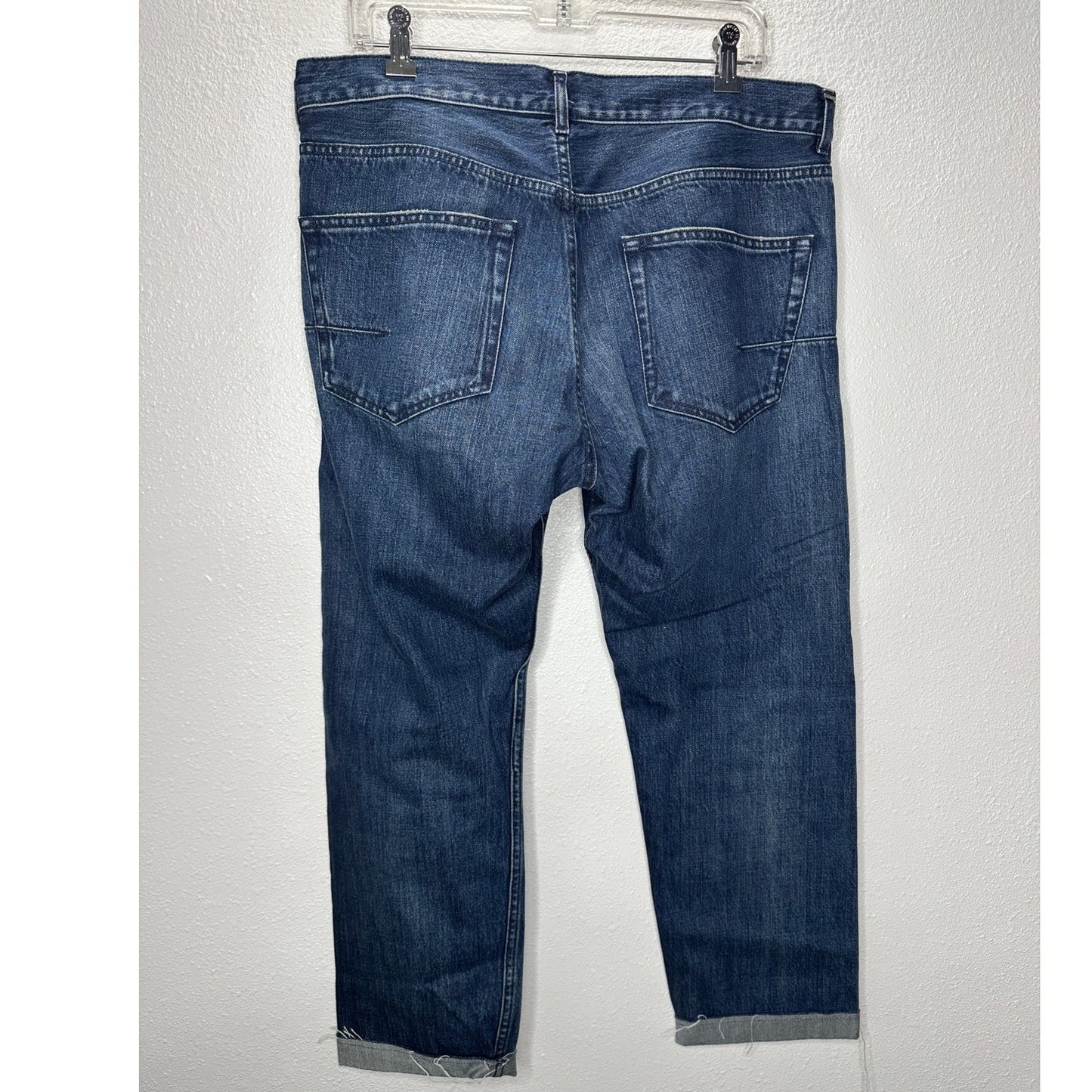 NWOT Christian Dior 01 Medium Wash Button Front Boyfriend Jeans 10