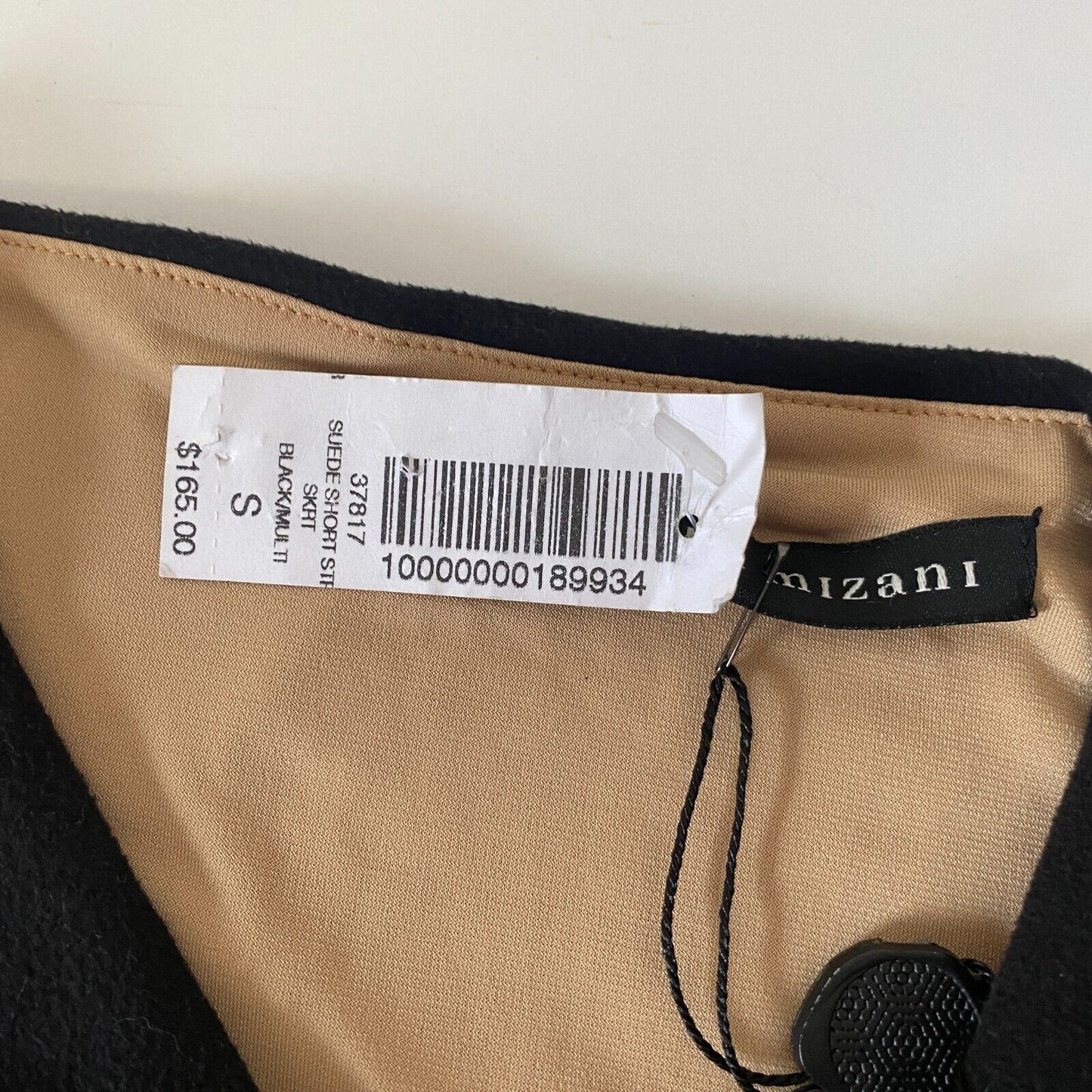 NWT Donna Mizani for Revolve Black Suede & Mesh Cut-Out Mini Dress SM