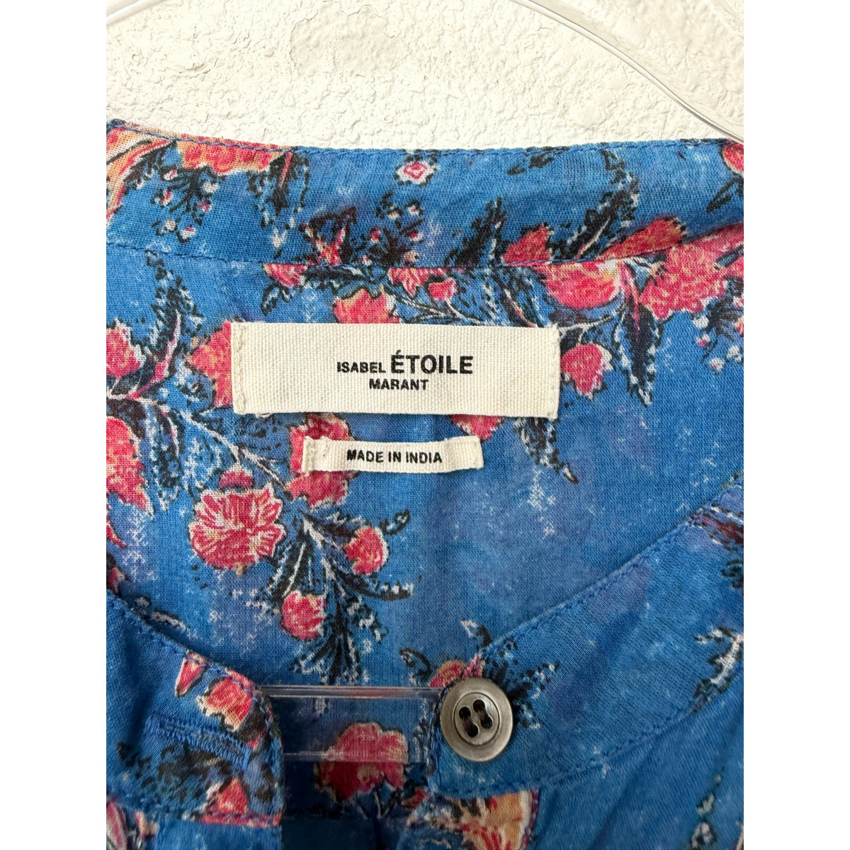Isabel Marant Etoile Blue Floral Blouse Women FR 38/ US 6