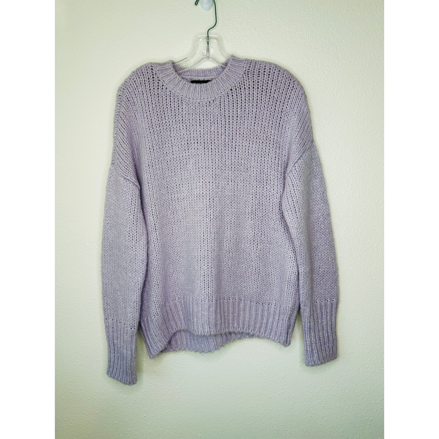 Sanctuary Purple Telluride Pullover Chunky Knit Long Sleeve Sweater S