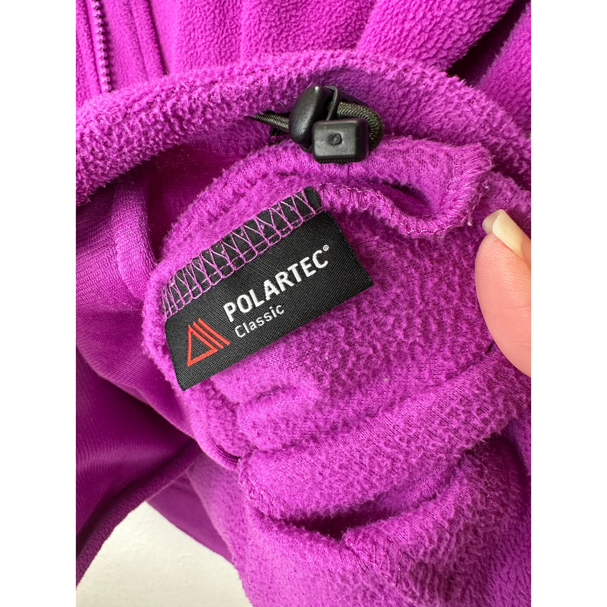The North Face Lilac Front Zip Mock Neck Fleece Jacket S