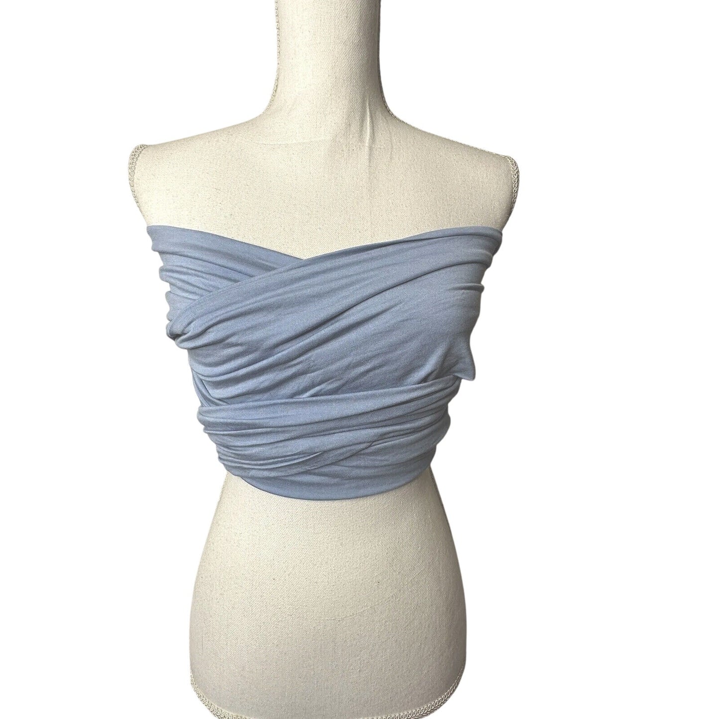 NWT Cellecci Colorful Natalie Light Blue Wrap Me Up Multiple-Style Option Scarf